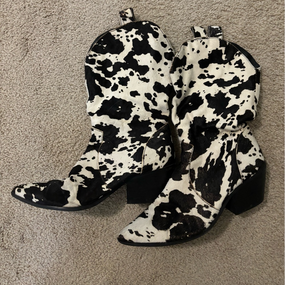 Dingo Calfskin Cowboy Boots